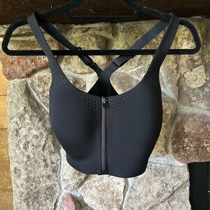 Victoria's Secret Black Sports Bra with Cross-Back Design